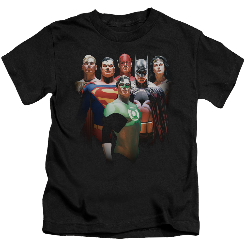 Justice League Roll Call - Kid's T-Shirt Kid's T-Shirt (Ages 4-7) Justice League