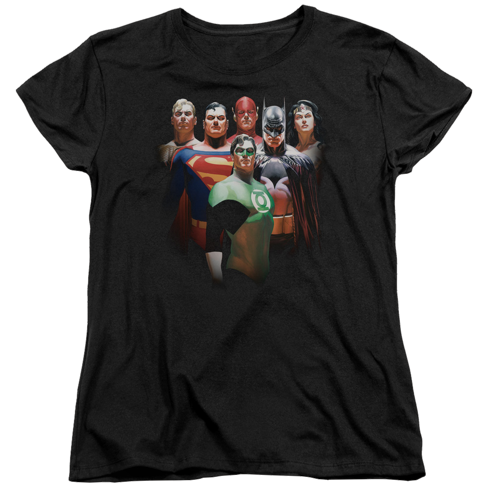 Justice League Roll Call Women's T-Shirt Women's T-Shirt Justice League