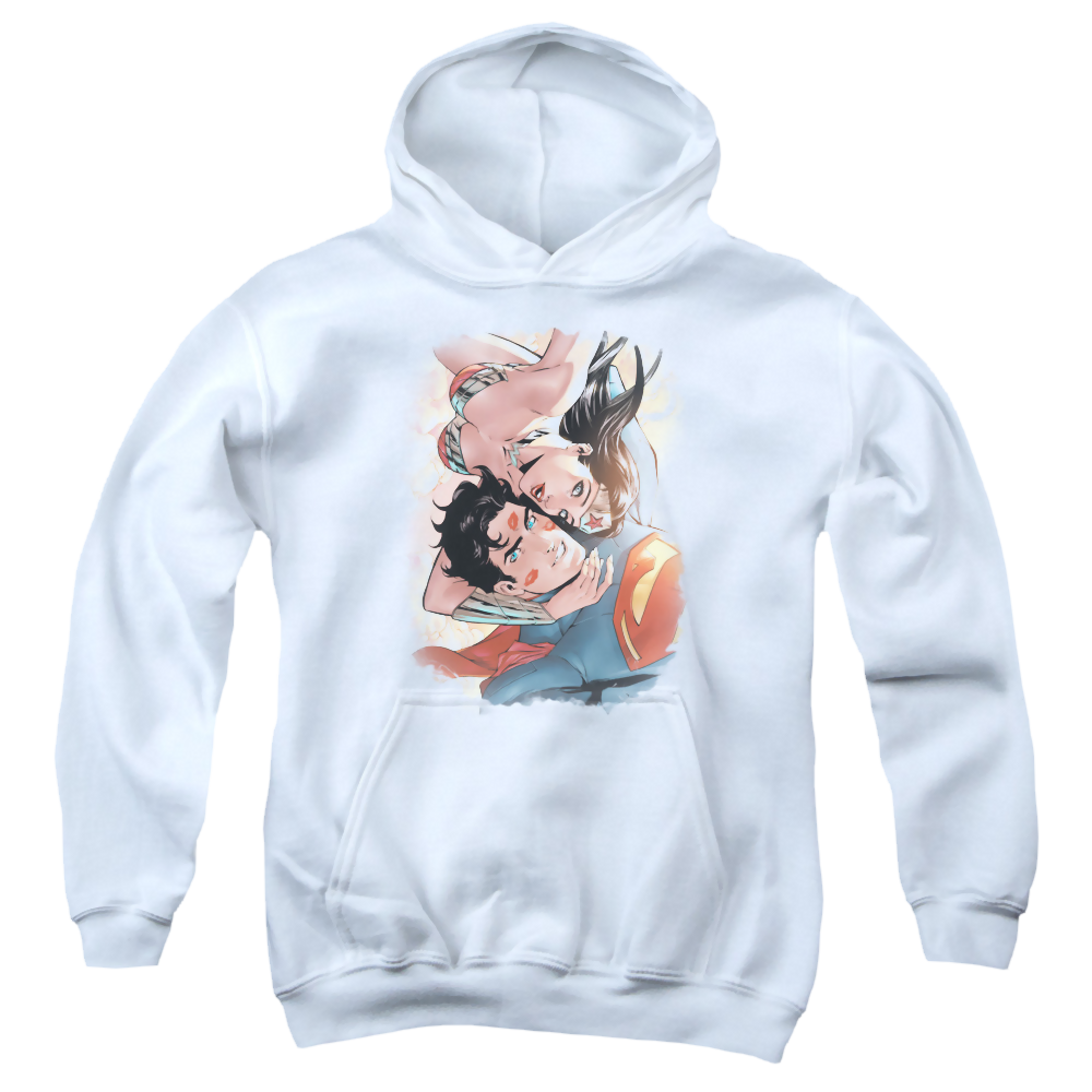 Justice League Love Birds - Youth Hoodie Youth Hoodie (Ages 8-12) Justice League