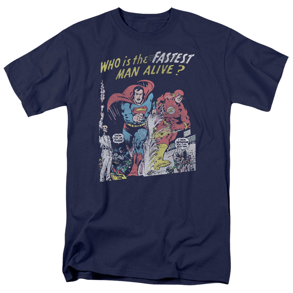 Justice League Fastest Man Men's Regular Fit T-Shirt Men's Regular Fit T-Shirt Justice League
