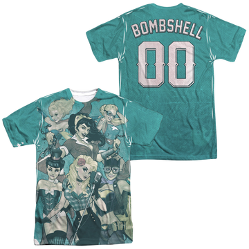 Justice League Bombshell Group men's all-over print t-shirt