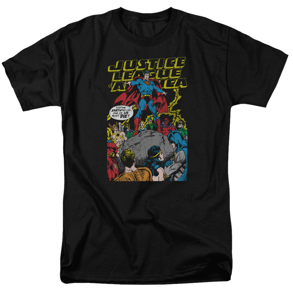 Justice League Ultimate Scarifice Men's Regular Fit T-Shirt Men's Regular Fit T-Shirt Justice League