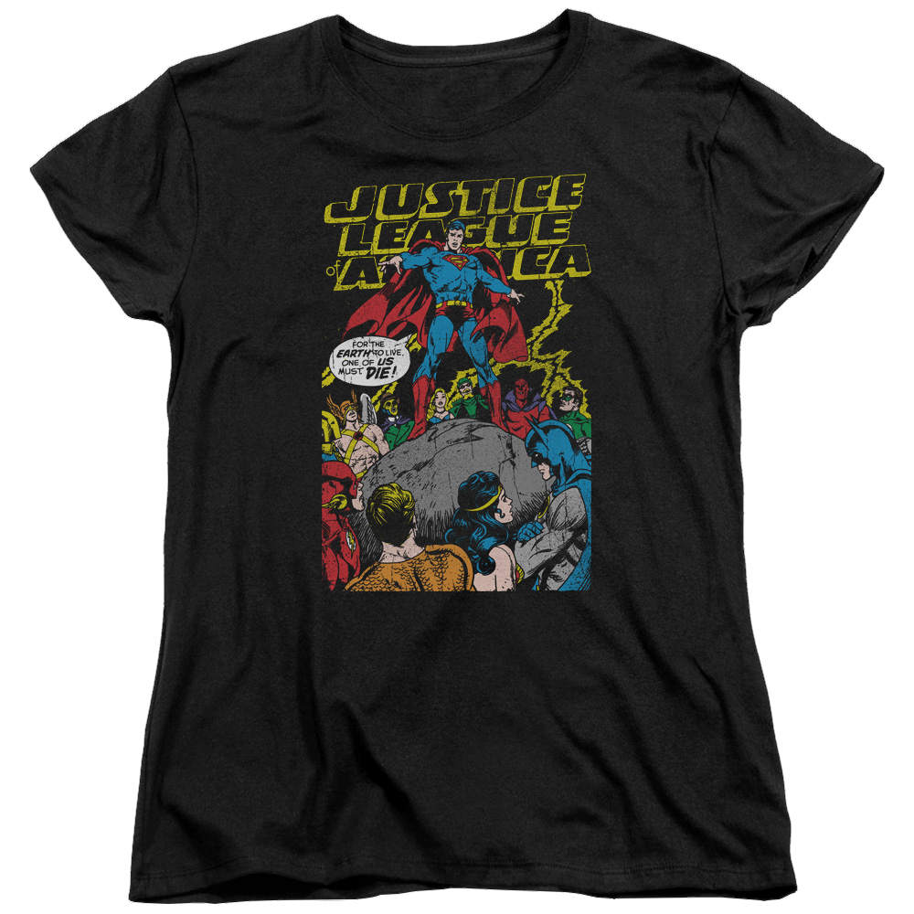 Justice League Ultimate Scarifice Women's T-Shirt Women's T-Shirt Justice League