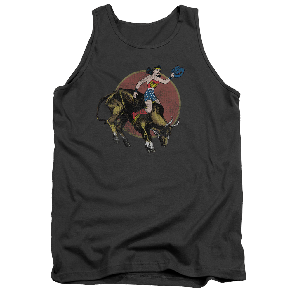 Justice League Bull Rider Men's Tank Men's Tank Wonder Woman