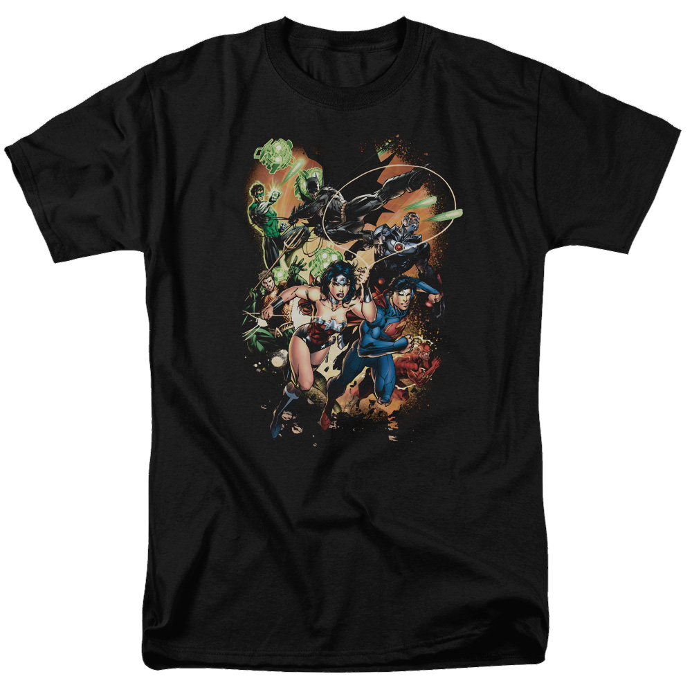 Justice League Battle Ready Men's Regular Fit T-Shirt Men's Regular Fit T-Shirt Justice League