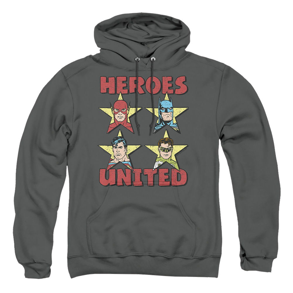 Justice League United Stars Pullover Hoodie Pullover Hoodie Justice League