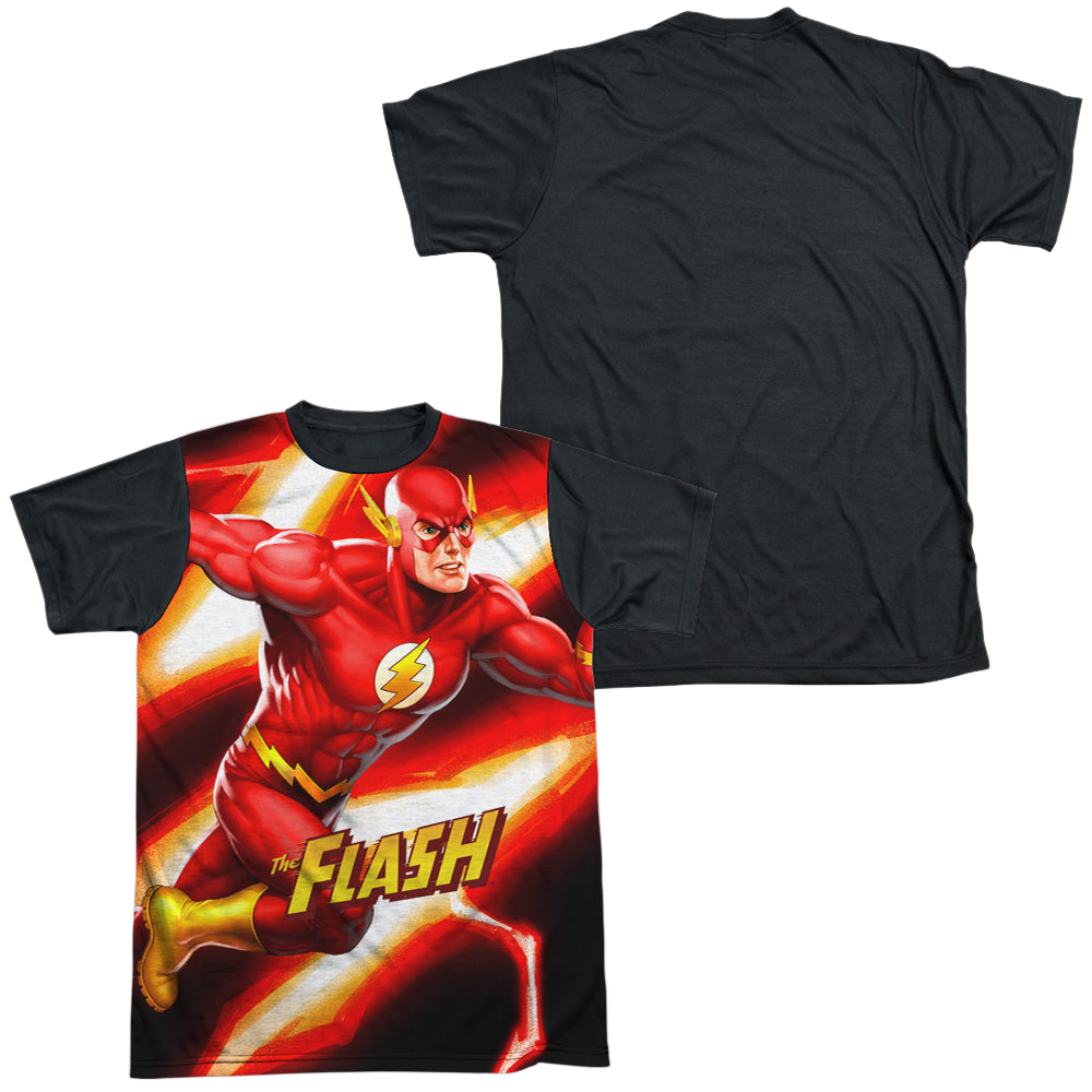 Flash, The Speed Bolt - Men's Black Back T-Shirt Men's Black Back T-Shirt The Flash