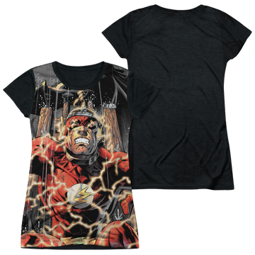 The Flash Shock Therapy juniors black back t-shirt