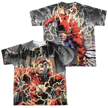 The Flash Shock Therapy youth all-over print t-shirt for ages 8 to 12