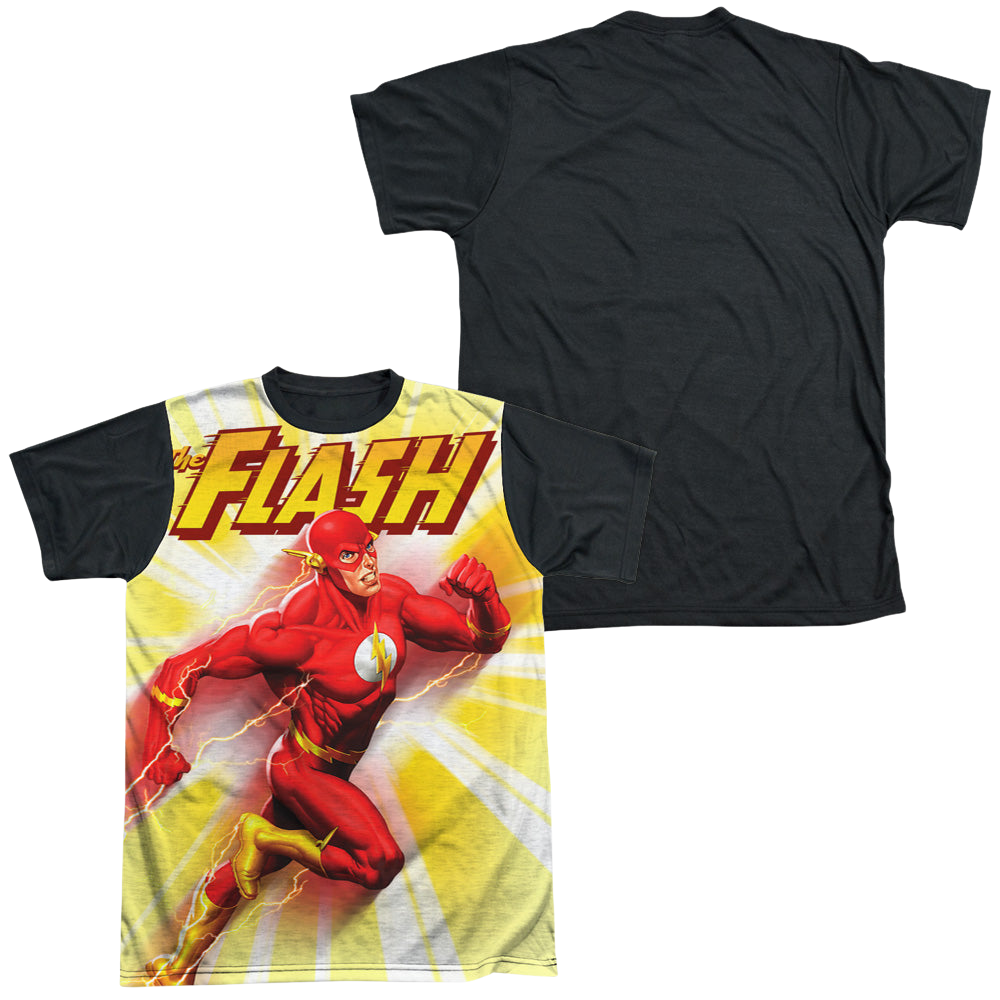 Flash, The Motion Blur - Men's Black Back T-Shirt Men's Black Back T-Shirt The Flash