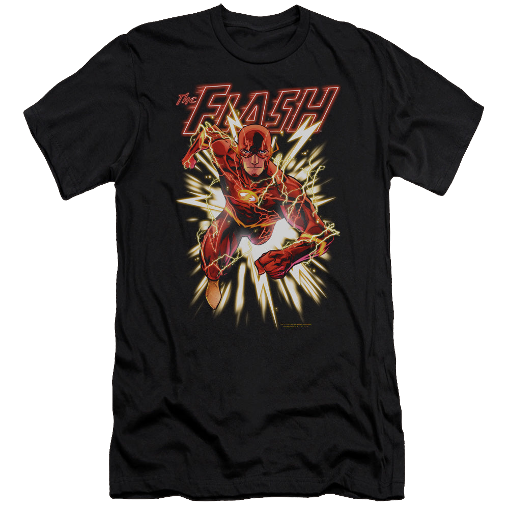 Flash, The Flash Glow - Men's Premium Slim Fit T-Shirt Men's Premium Slim Fit T-Shirt The Flash