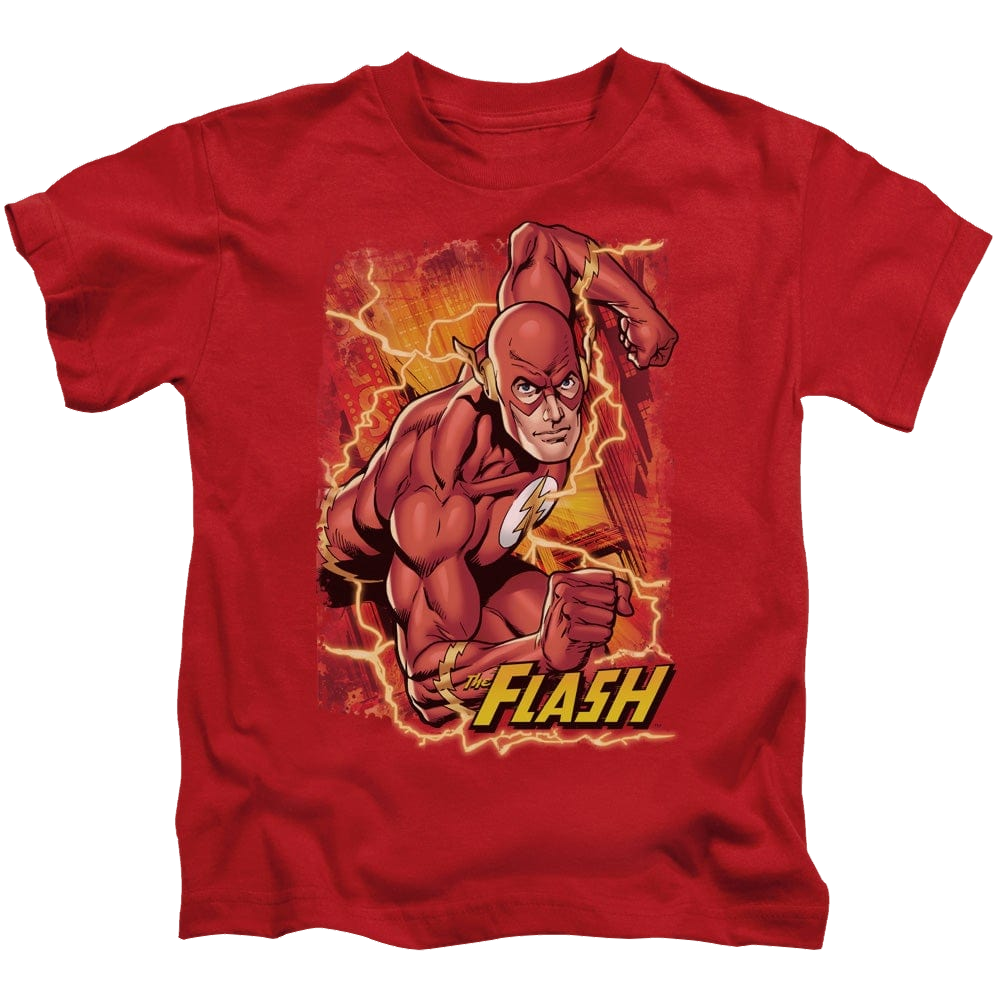 Flash, The Flash Lightning - Kid's T-Shirt Kid's T-Shirt (Ages 4-7) The Flash