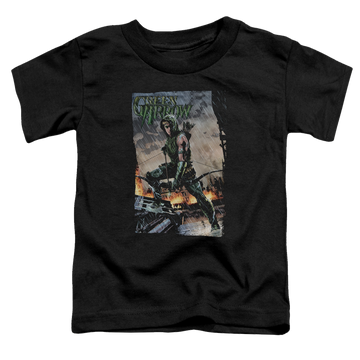 Green Arrow Fire And Rain - Toddler T-Shirt Toddler T-Shirt Green Arrow