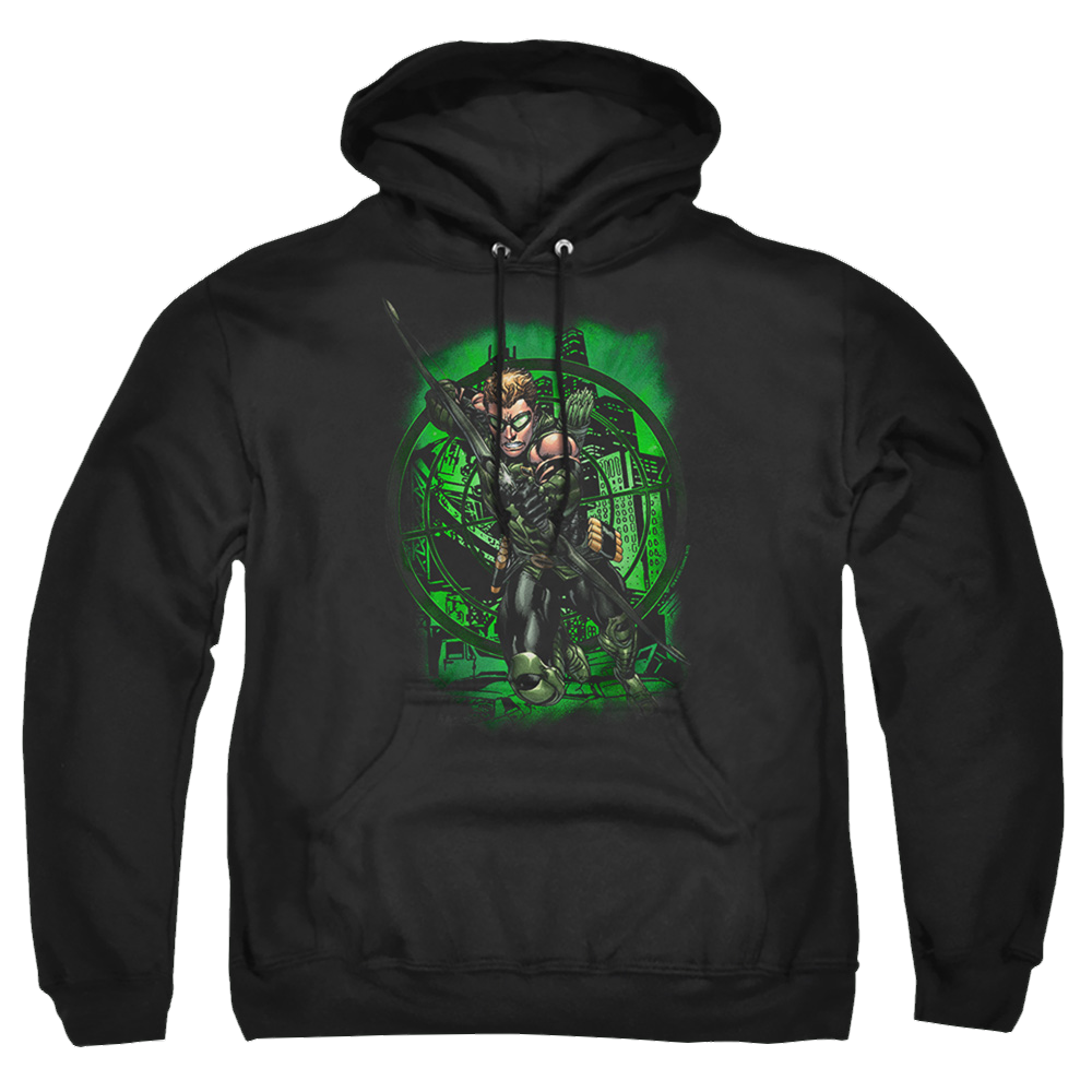 Green Arrow In My Sight - Pullover Hoodie Pullover Hoodie Green Arrow