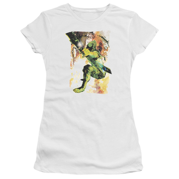 Green Arrow Painted Archer - Juniors T-Shirt Juniors T-Shirt Green Arrow