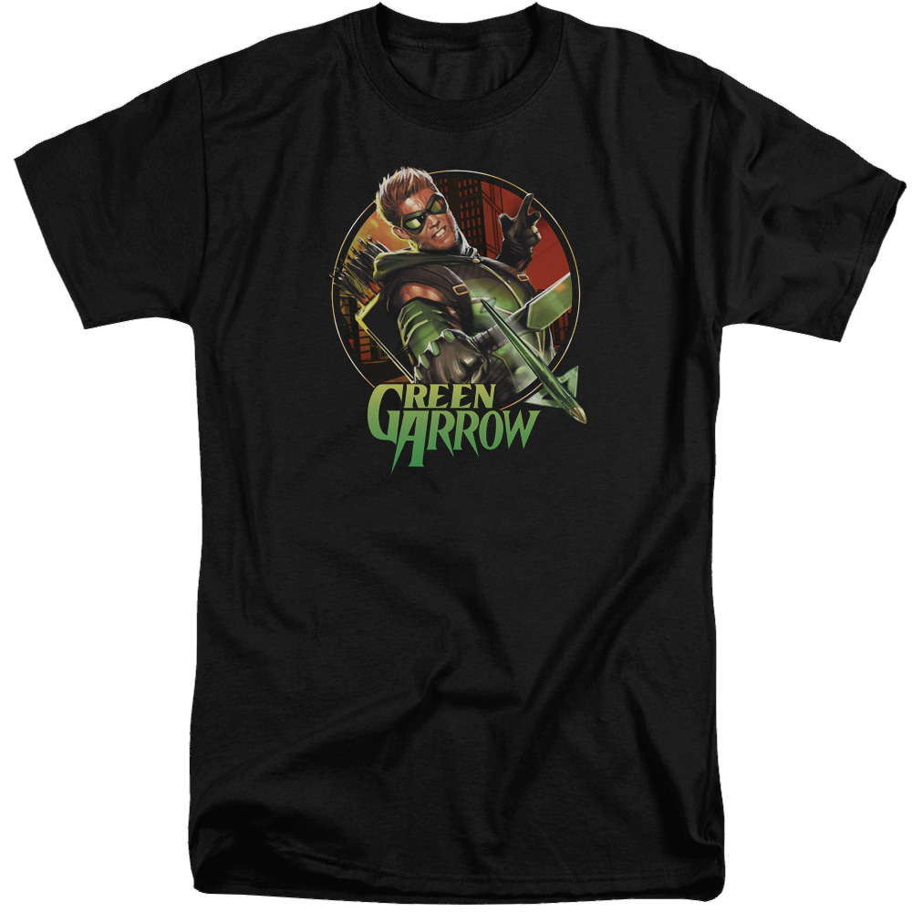 Green Arrow Sunset Archer - Men's Tall Fit T-Shirt Men's Tall Fit T-Shirt Green Arrow