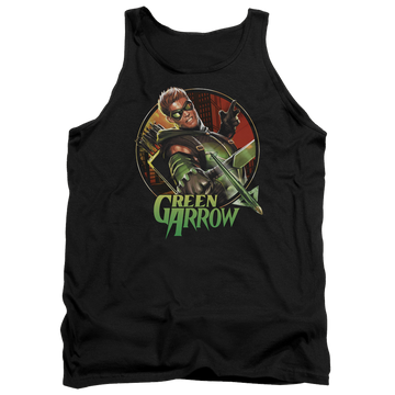 Green Arrow Sunset Archer - Men's Tank Top Men's Tank Green Arrow