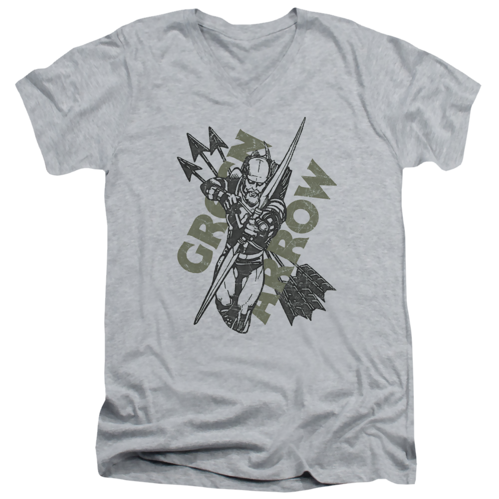 Green Arrow Archers Arrows - Men's V-Neck T-Shirt Men's V-Neck T-Shirt Green Arrow