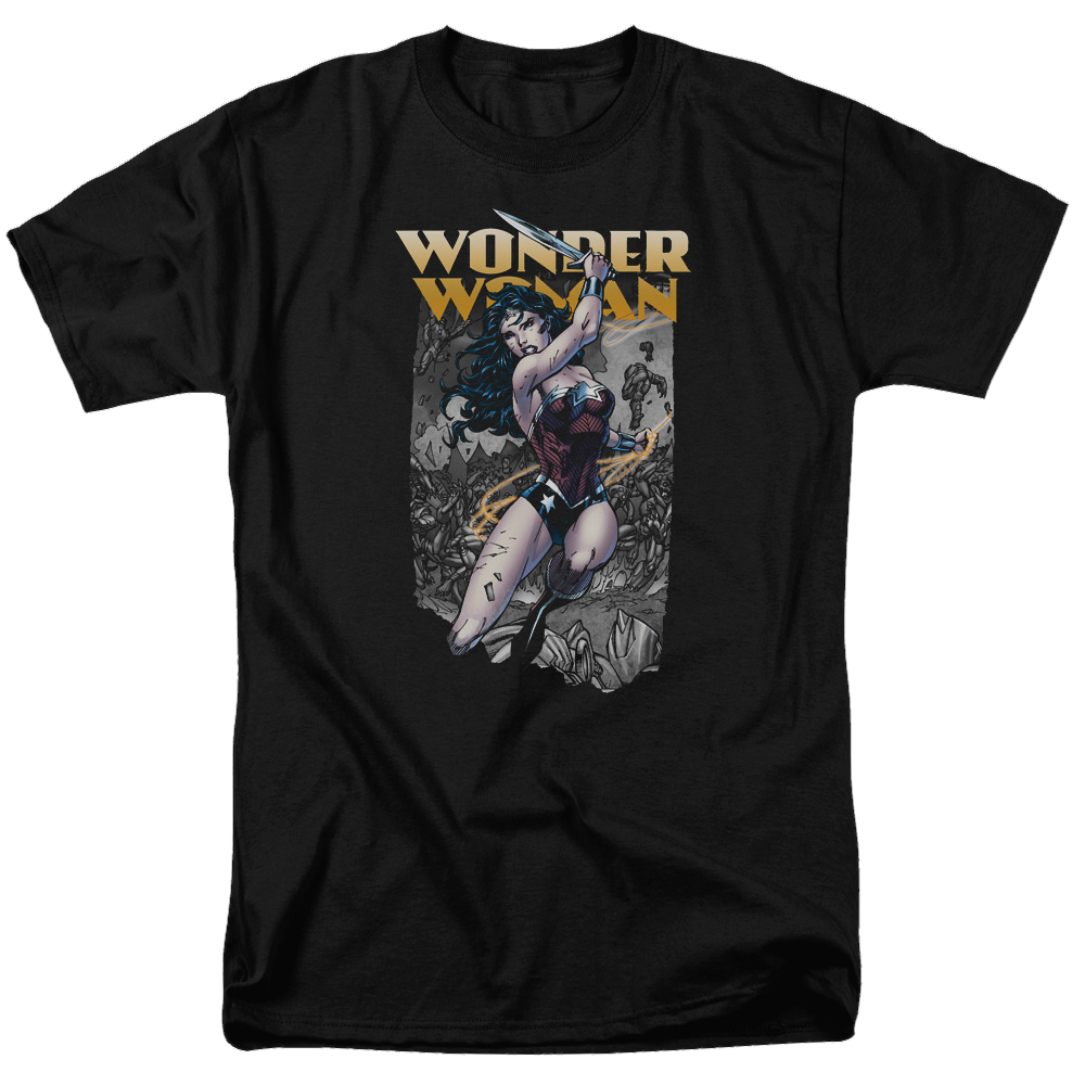 Justice League Wonder Slice Men's Regular Fit T-Shirt Men's Regular Fit T-Shirt Wonder Woman