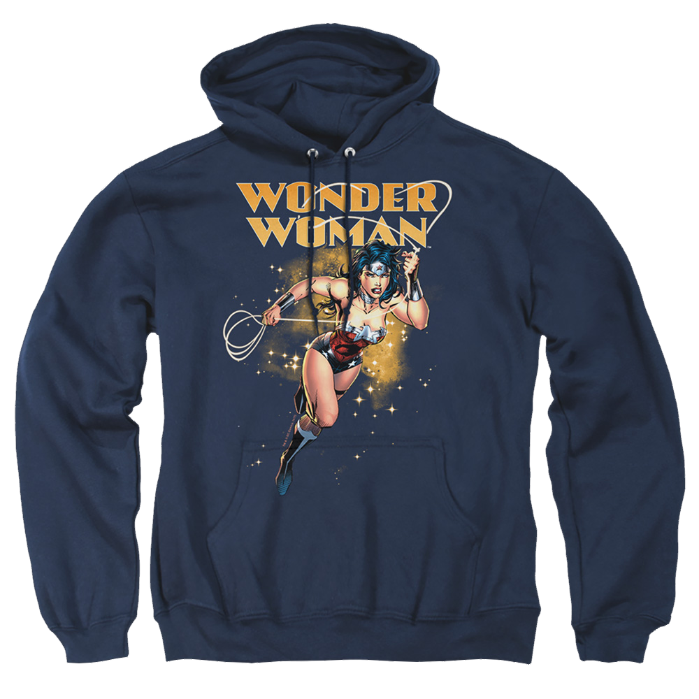 Justice League Star Lasso Pullover Hoodie Pullover Hoodie Wonder Woman