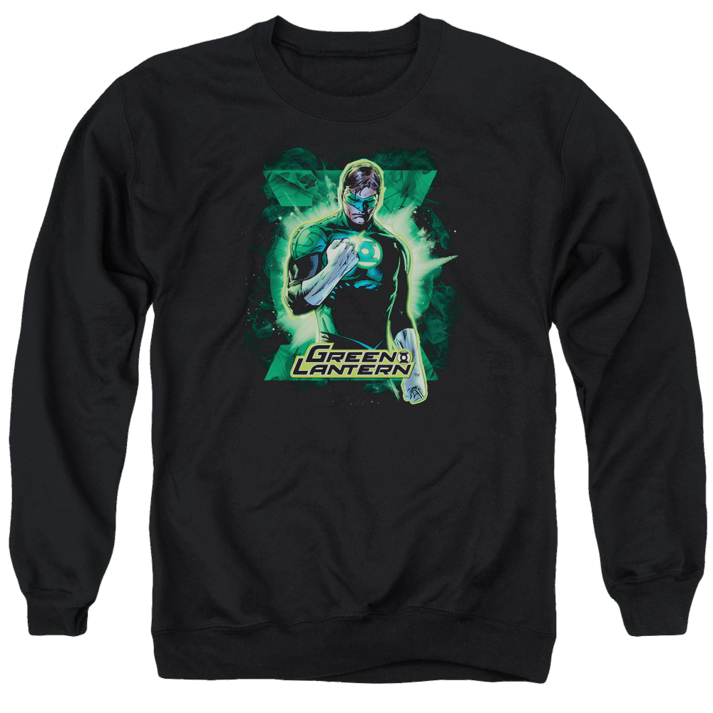 Green Lantern Gl Brooding - Men's Crewneck Sweatshirt Men's Crewneck Sweatshirt Green Lantern