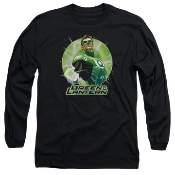 Green Lantern Green Static - Men's Long Sleeve T-Shirt Men's Long Sleeve T-Shirt Green Lantern