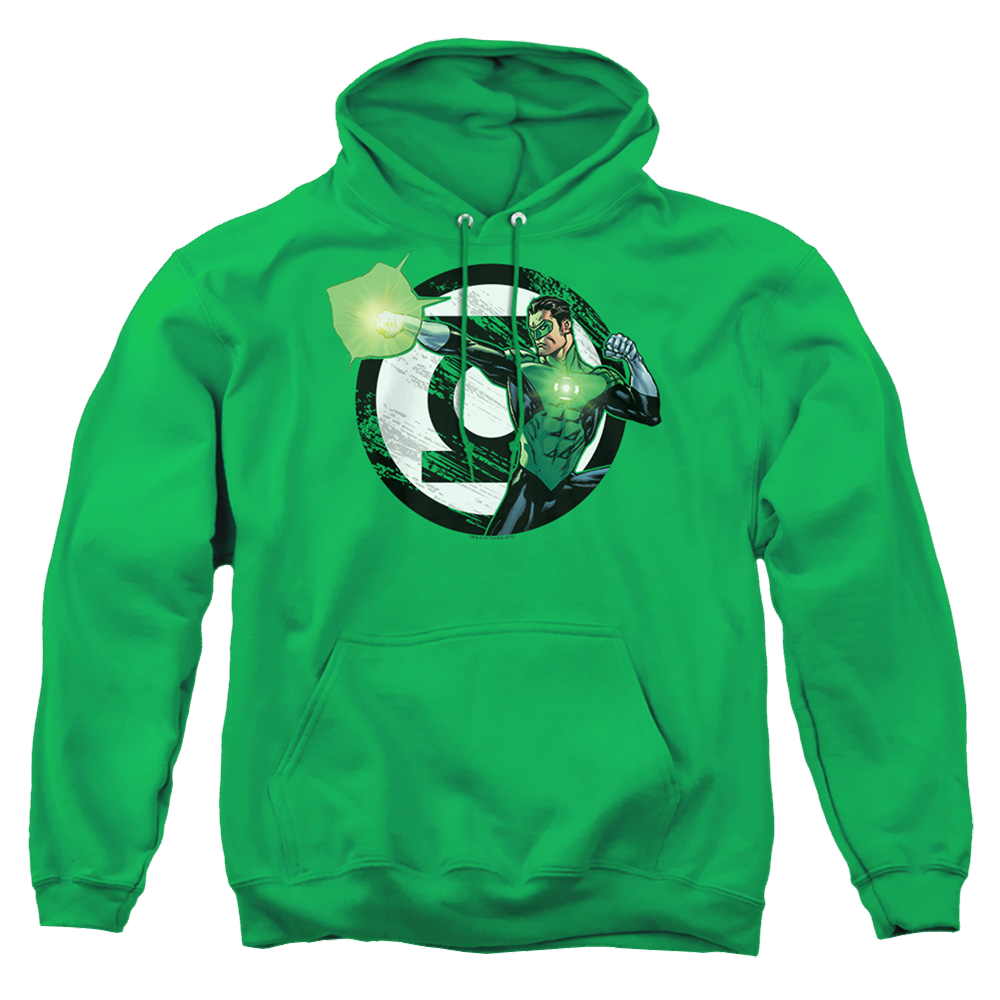 Green Lantern Blasting Logo - Pullover Hoodie Pullover Hoodie Green Lantern