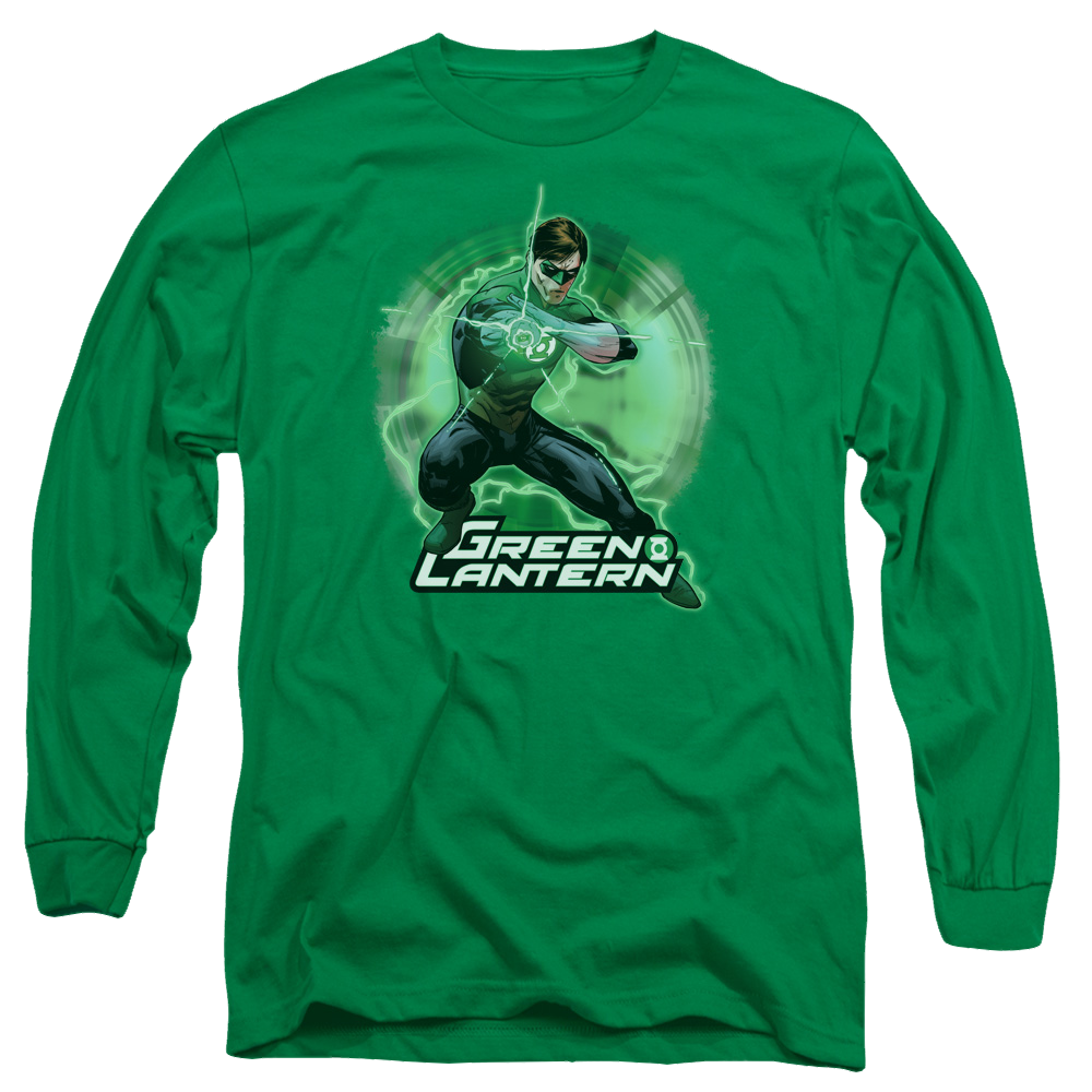 Green Lantern Spin - Men's Long Sleeve T-Shirt Men's Long Sleeve T-Shirt Green Lantern