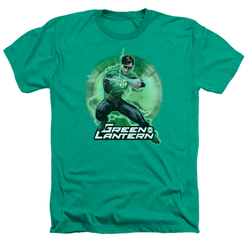 Green Lantern Spin - Men's Heather T-Shirt Men's Heather T-Shirt Green Lantern