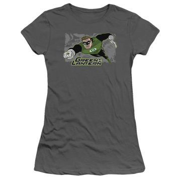 Green Lantern Space Cop - Juniors T-Shirt Juniors T-Shirt Green Lantern