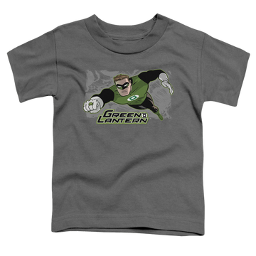 Charcoal toddler t-shirt with Green Lantern Space Cop graphic