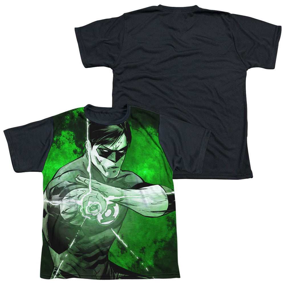 Green Lantern Charging - Youth Black Back T-Shirt Youth Black Back T-Shirt (Ages 8-12) Green Lantern
