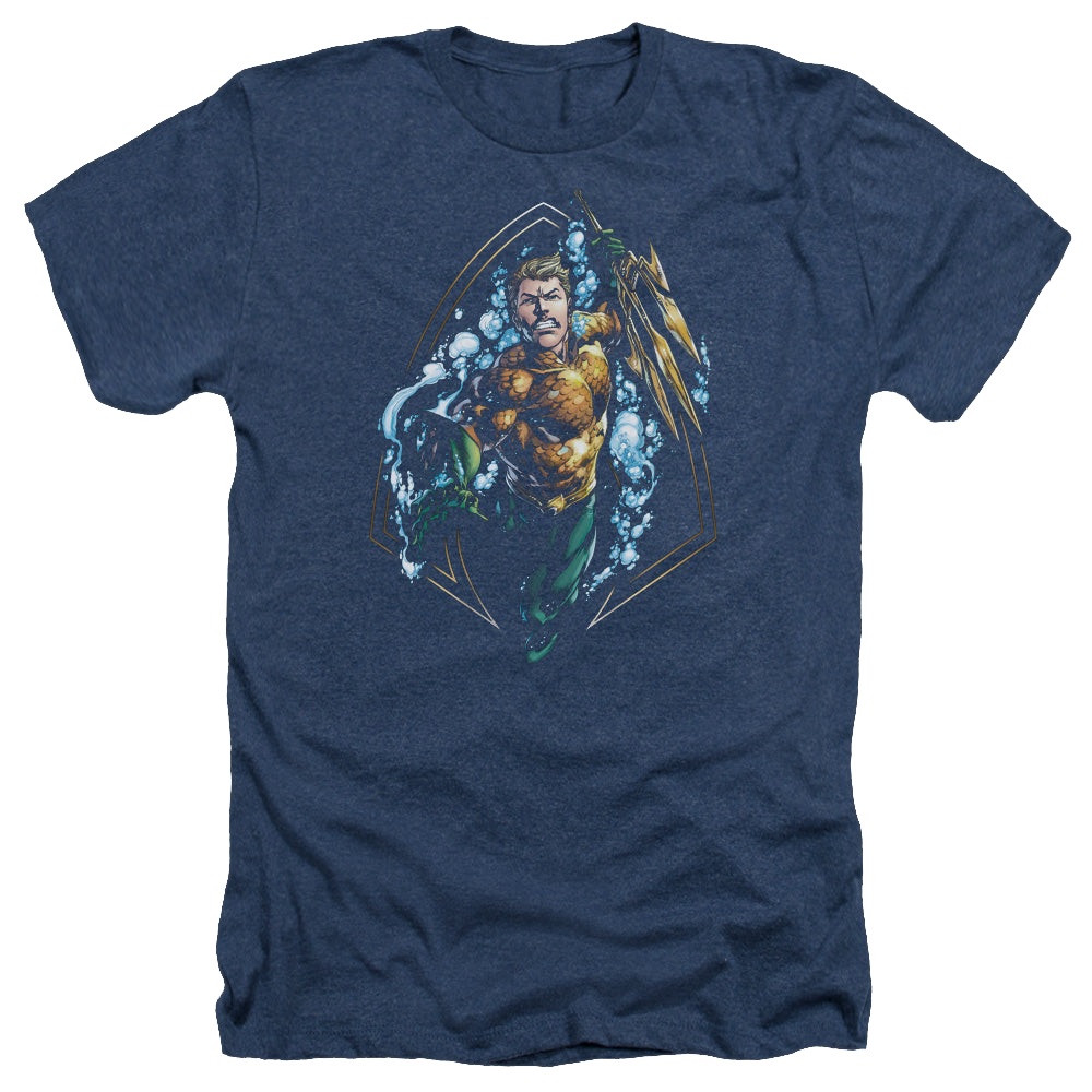 Aquaman Thrashing - Men's Heather T-Shirt Men's Heather T-Shirt Aquaman