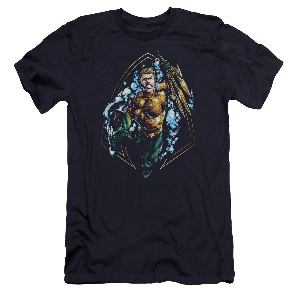 Aquaman Thrashing - Men's Premium Slim Fit T-Shirt Men's Premium Slim Fit T-Shirt Aquaman