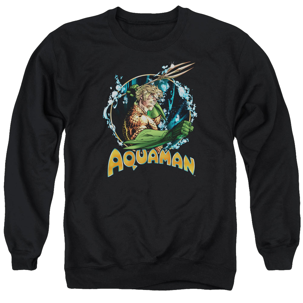 Aquaman Ruler Of The Seas - Men's Crewneck Sweatshirt Men's Crewneck Sweatshirt Aquaman