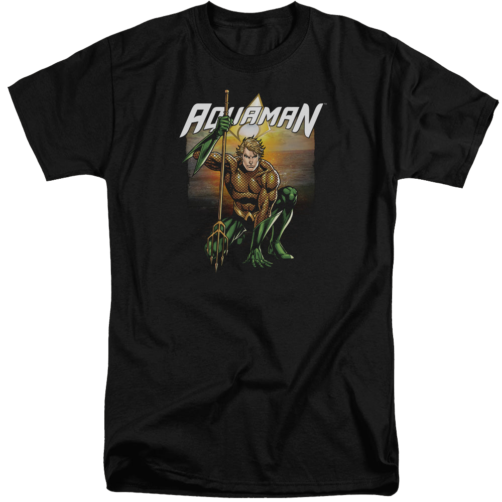Aquaman Beach Sunset - Men's Tall Fit T-Shirt Men's Tall Fit T-Shirt Aquaman