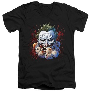 Joker, The Doll Heads - Men's V-Neck T-Shirt Men's V-Neck T-Shirt Joker