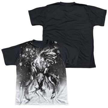 Sketchy Joker youth black back t-shirt for ages 8 to 12