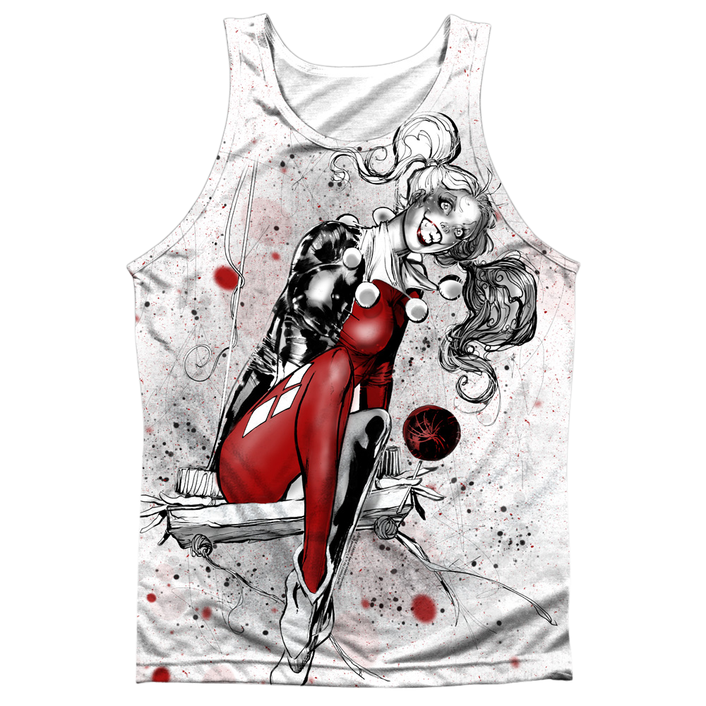 Harley Quinn Harley Sketch Sub - Men's All Over Print Tank Top Men's All Over Print Tank Harley Quinn