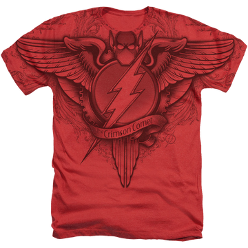 Flash Winged Logo men's all-over heather t-shirt
