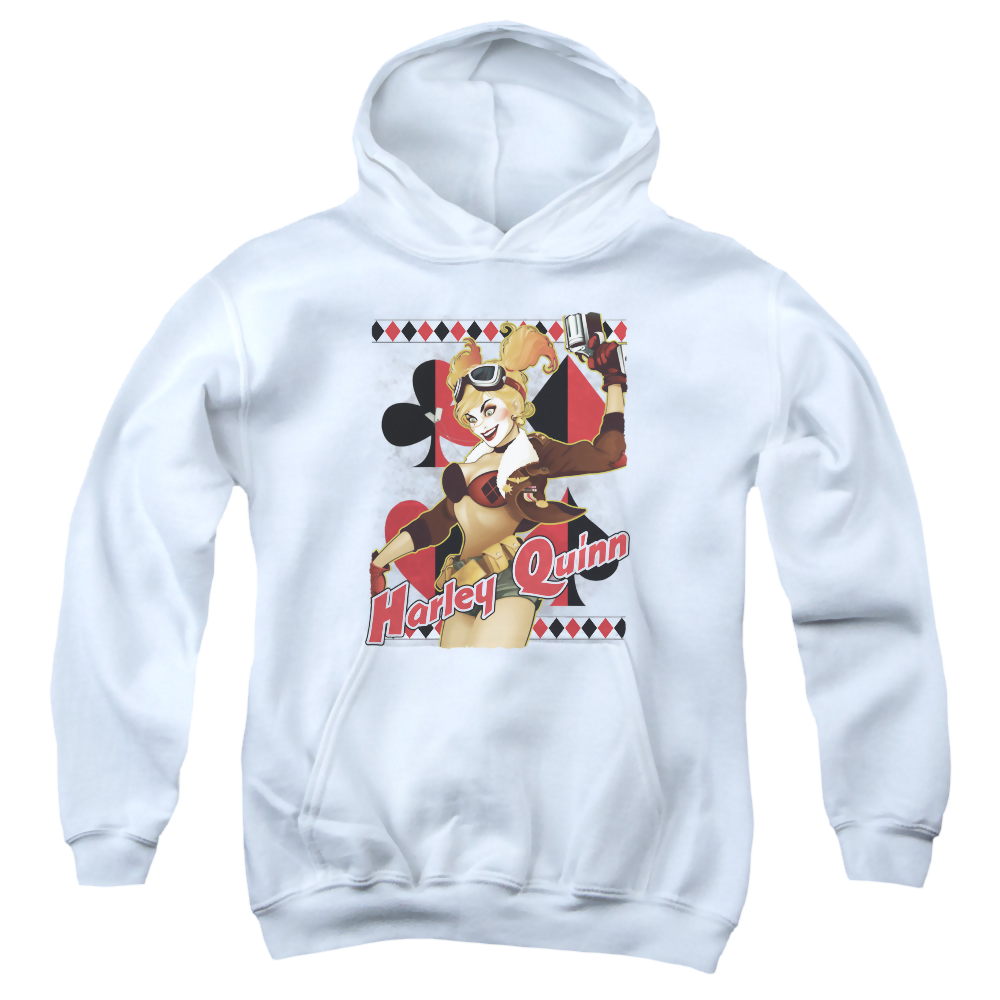 Wonder Woman Harley Bombshetll - Youth Hoodie Youth Hoodie (Ages 8-12) Wonder Woman