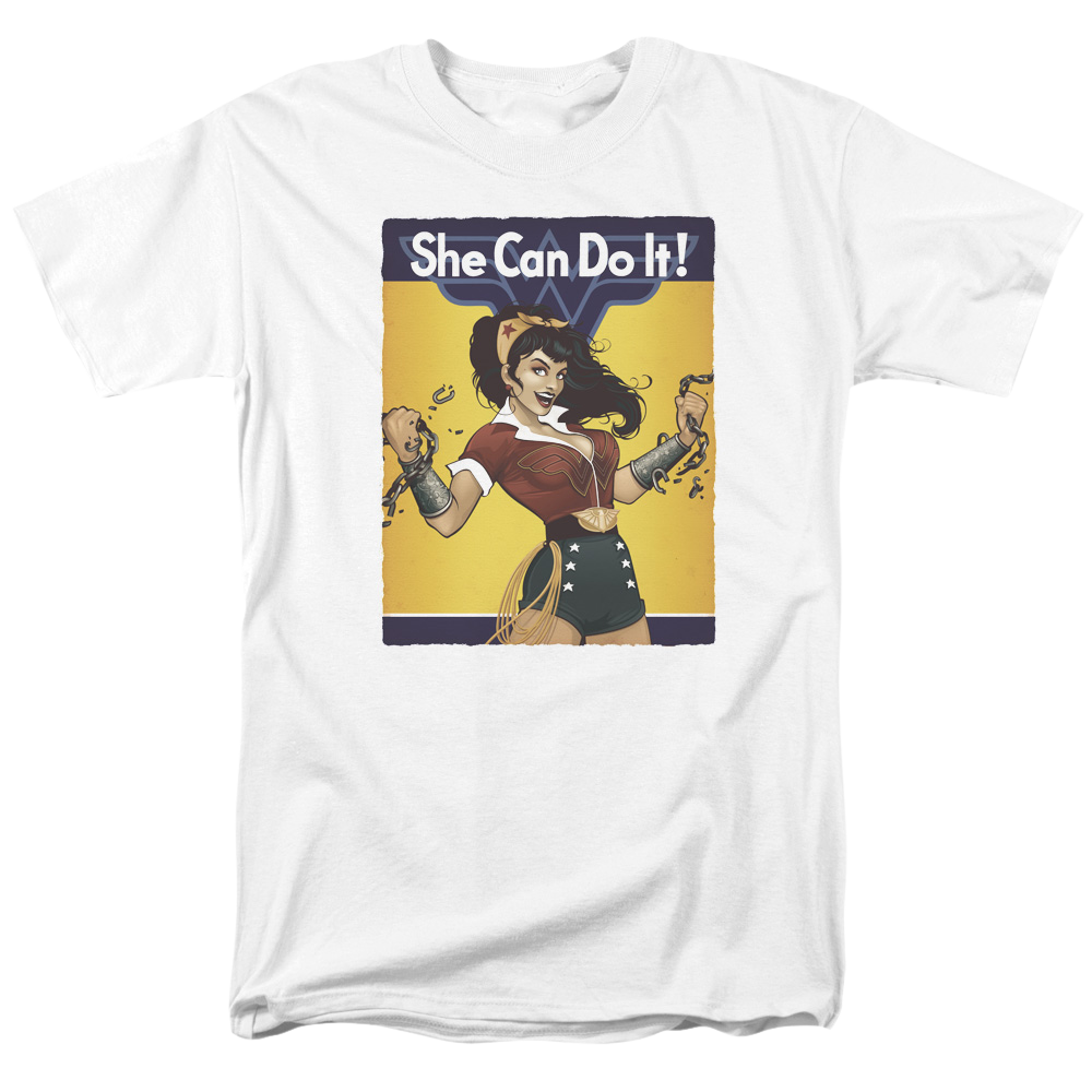 Justice League Wonder Bombshell Men's Regular Fit T-Shirt Men's Regular Fit T-Shirt Wonder Woman