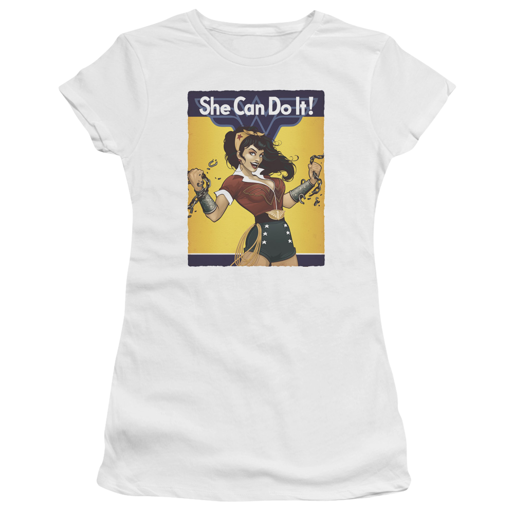 Justice League Wonder Bombshell Juniors T-Shirt Juniors T-Shirt Wonder Woman