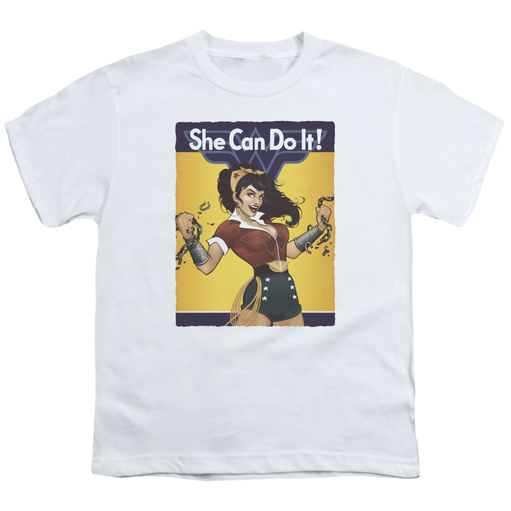 Wonder Woman Wonder Bombshell - Youth T-Shirt Youth T-Shirt (Ages 8-12) Wonder Woman