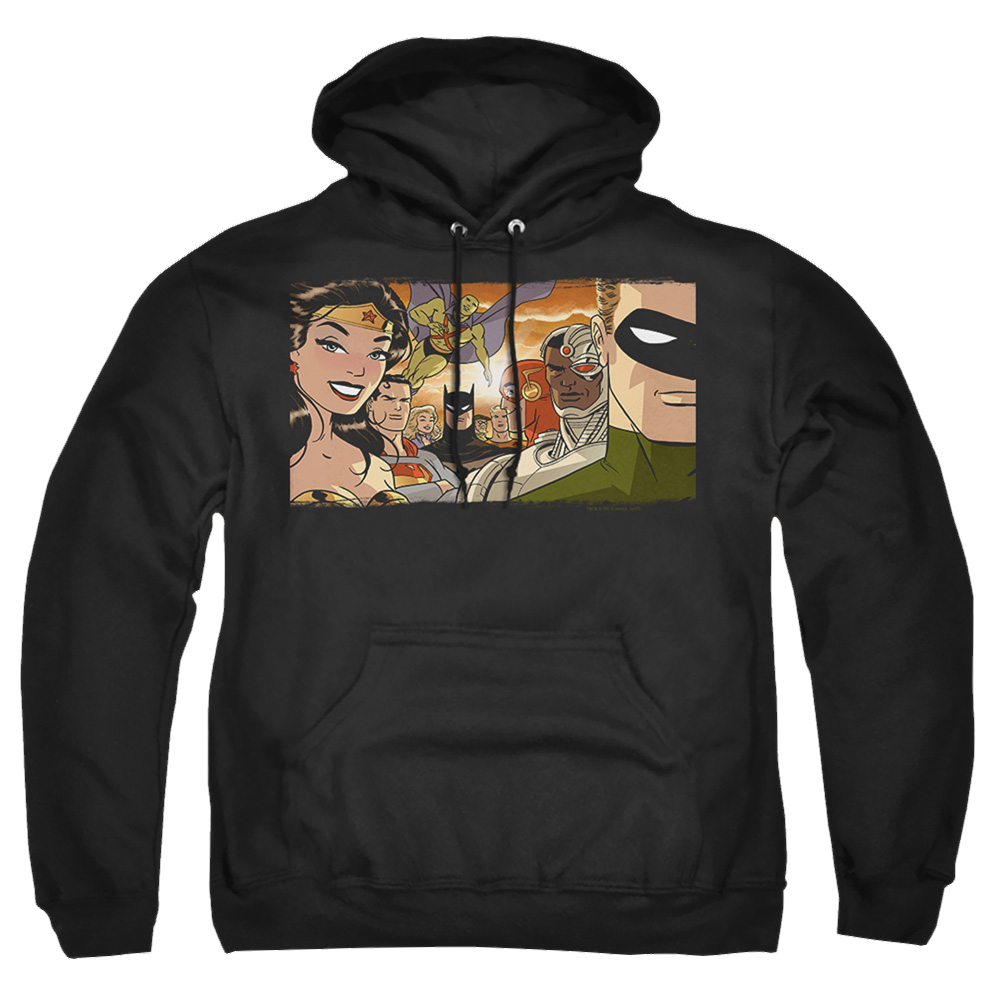 Justice League Cinematic League Pullover Hoodie Pullover Hoodie Justice League