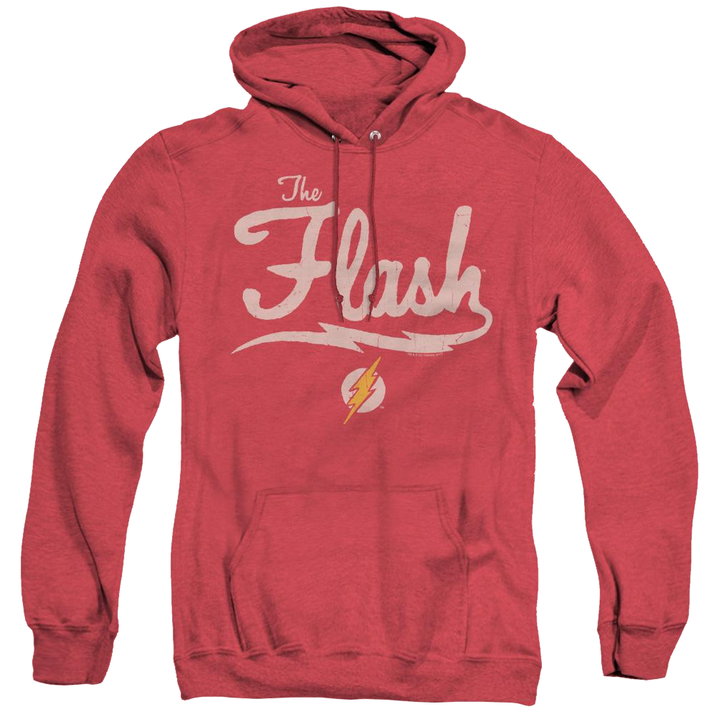Flash, The Old School Flash - Heather Pullover Hoodie Heather Pullover Hoodie The Flash