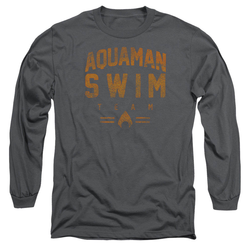 Aquaman Swin Team - Men's Long Sleeve T-Shirt Men's Long Sleeve T-Shirt Aquaman