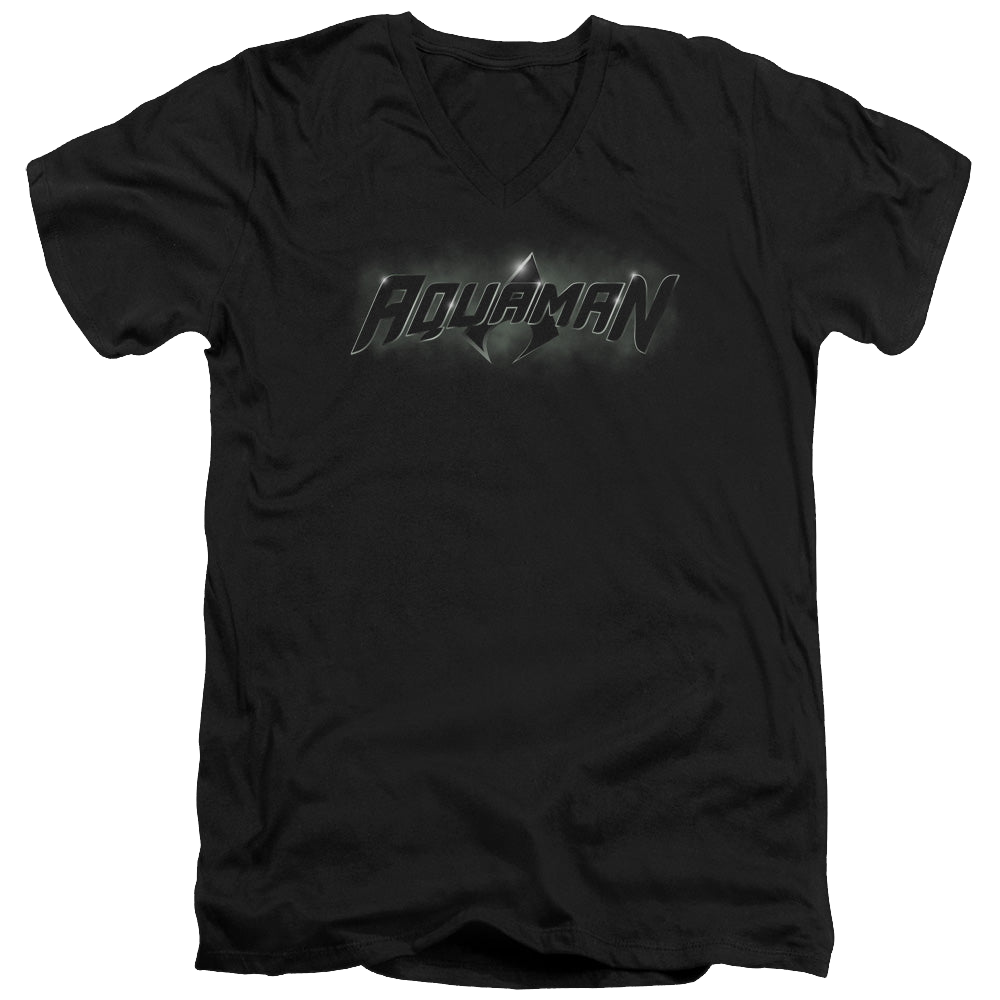 Aquaman Aquaman Title - Men's V-Neck T-Shirt Men's V-Neck T-Shirt Aquaman
