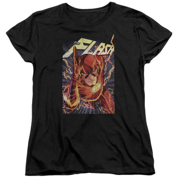 Black women's t-shirt with Flash One graphic