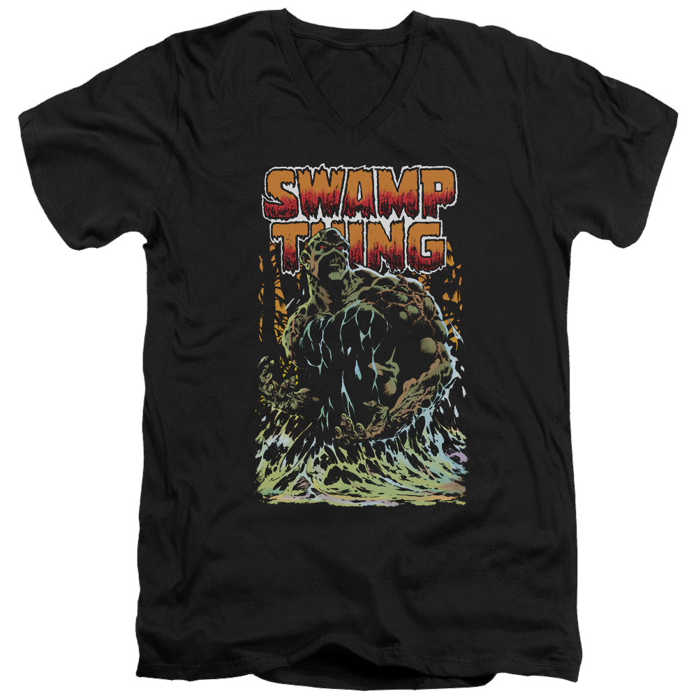 Justice League Swamp Thing Men's V-Neck T-Shirt Men's V-Neck T-Shirt DC Comics